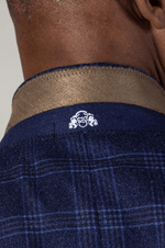Chigwell Check Blazer - Blue Tweed - GLS Clothing