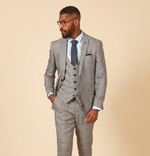 Jerry Check Blazer - Grey - GLS Clothing