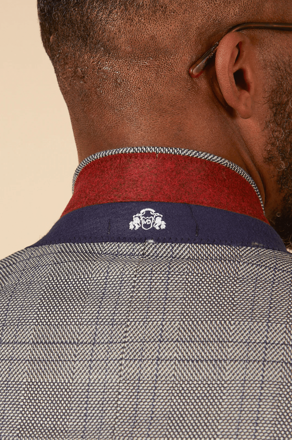 Jerry Check Blazer - Grey - GLS Clothing