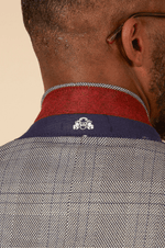 Jerry Check Blazer - Grey - GLS Clothing