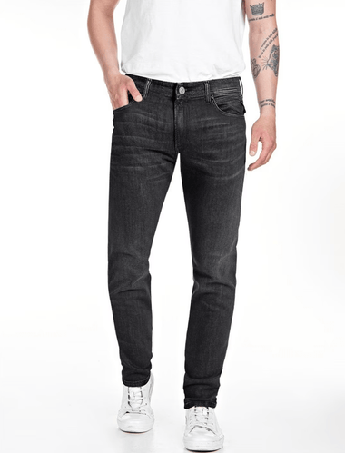 Replay Skinny Fit Jondrill Jeans - Dark Grey - GLS Clothing