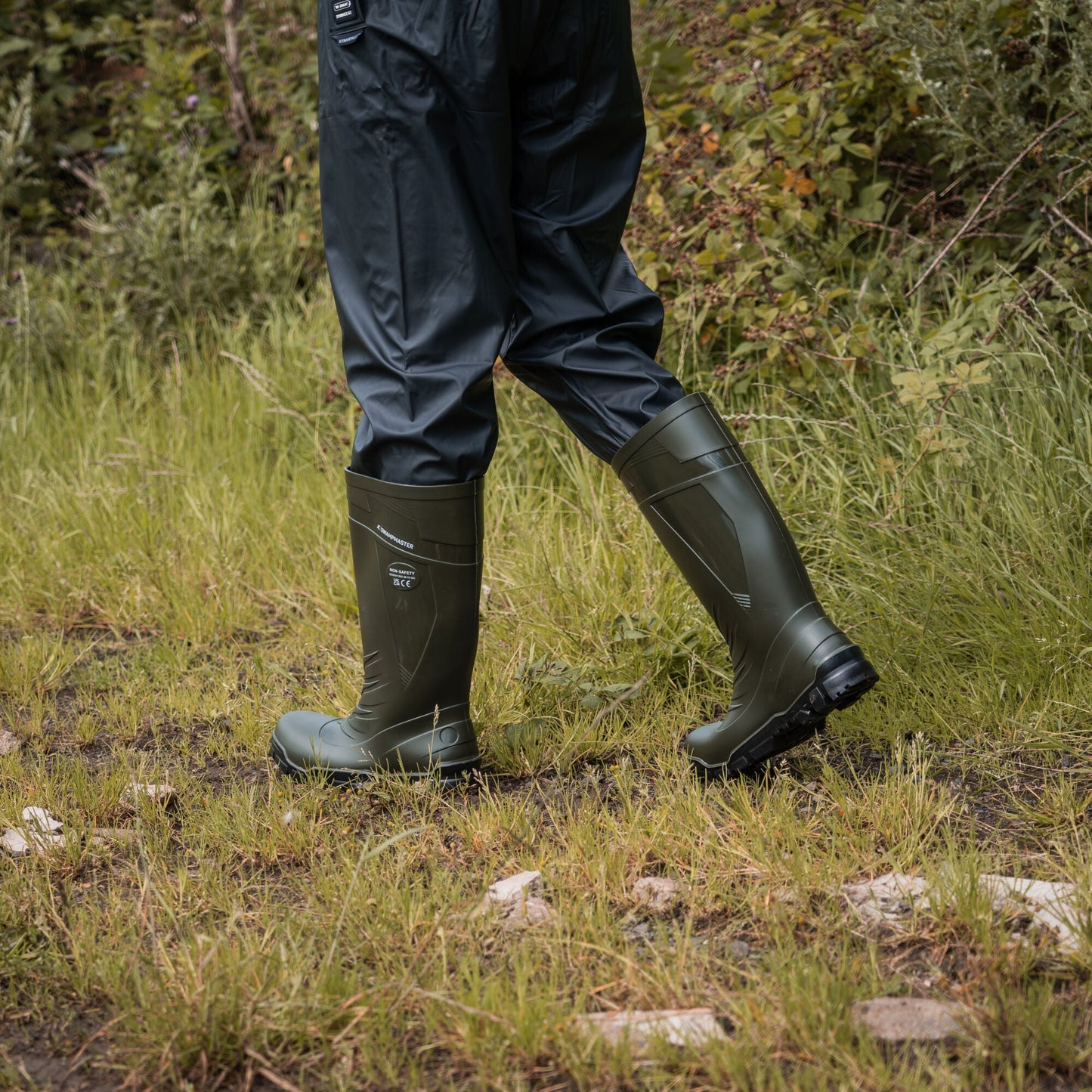 Swampmaster Vortex Non - Safety Wellington - Green - GLS Clothing