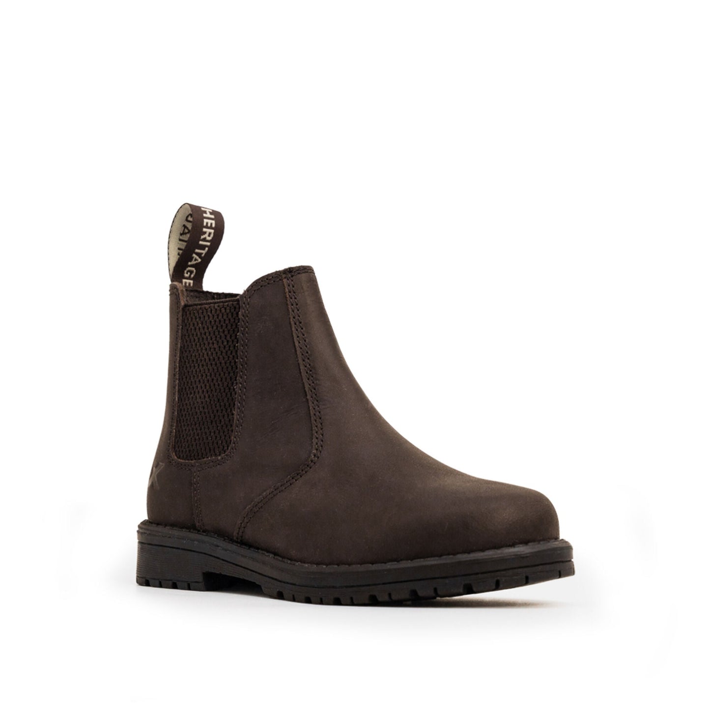 Xpert Heritage Wrangler Junior Dealer Boot - Dark Brown - GLS Clothing