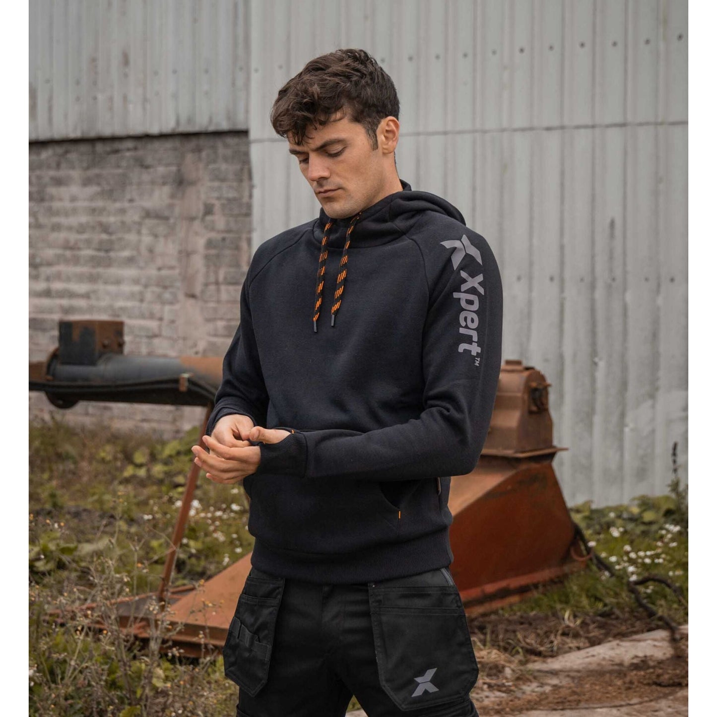 Xpert Pro Pullover Hoodie - Black - GLS Clothing