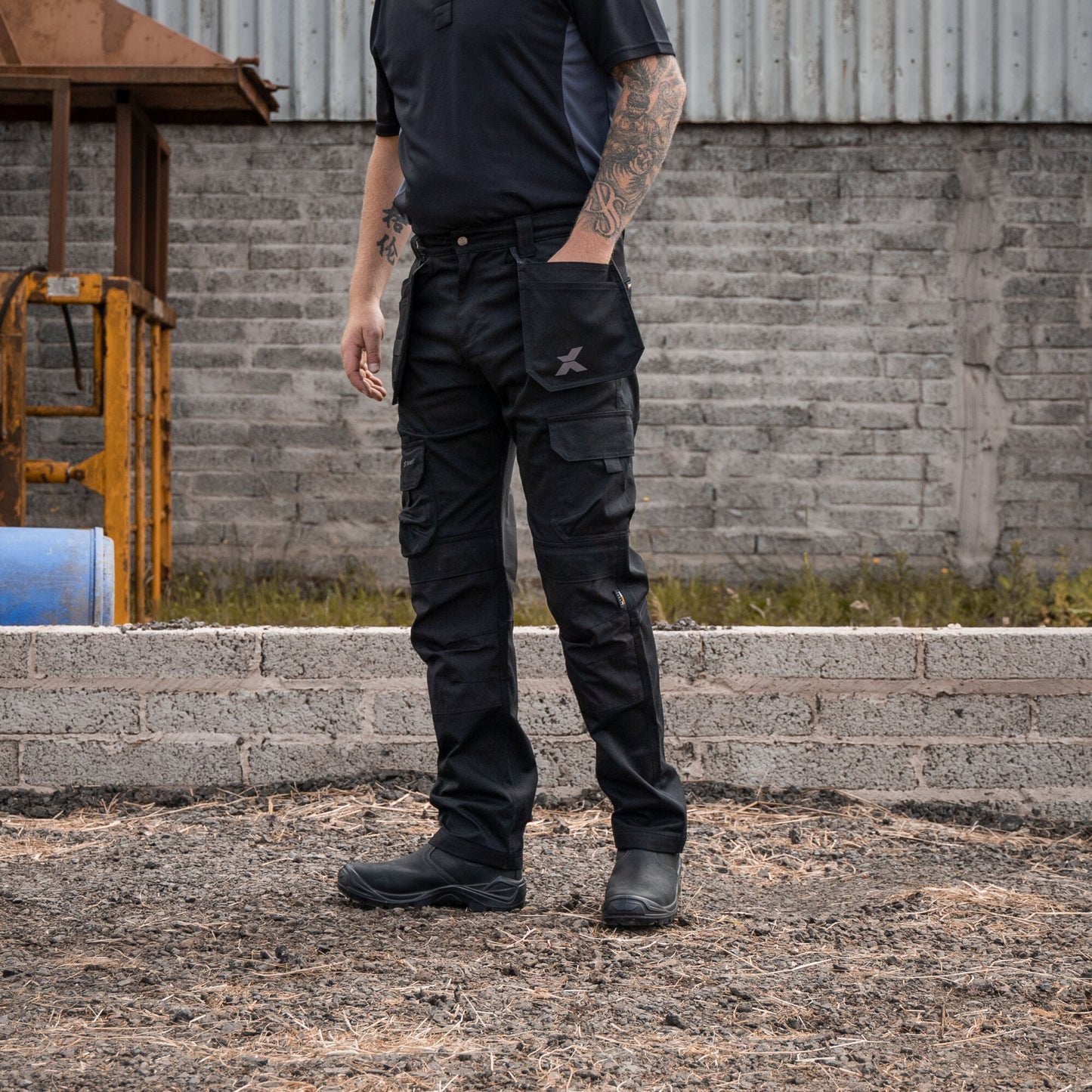 Xpert Pro Stretch+ Work Trousers - Black - GLS Clothing