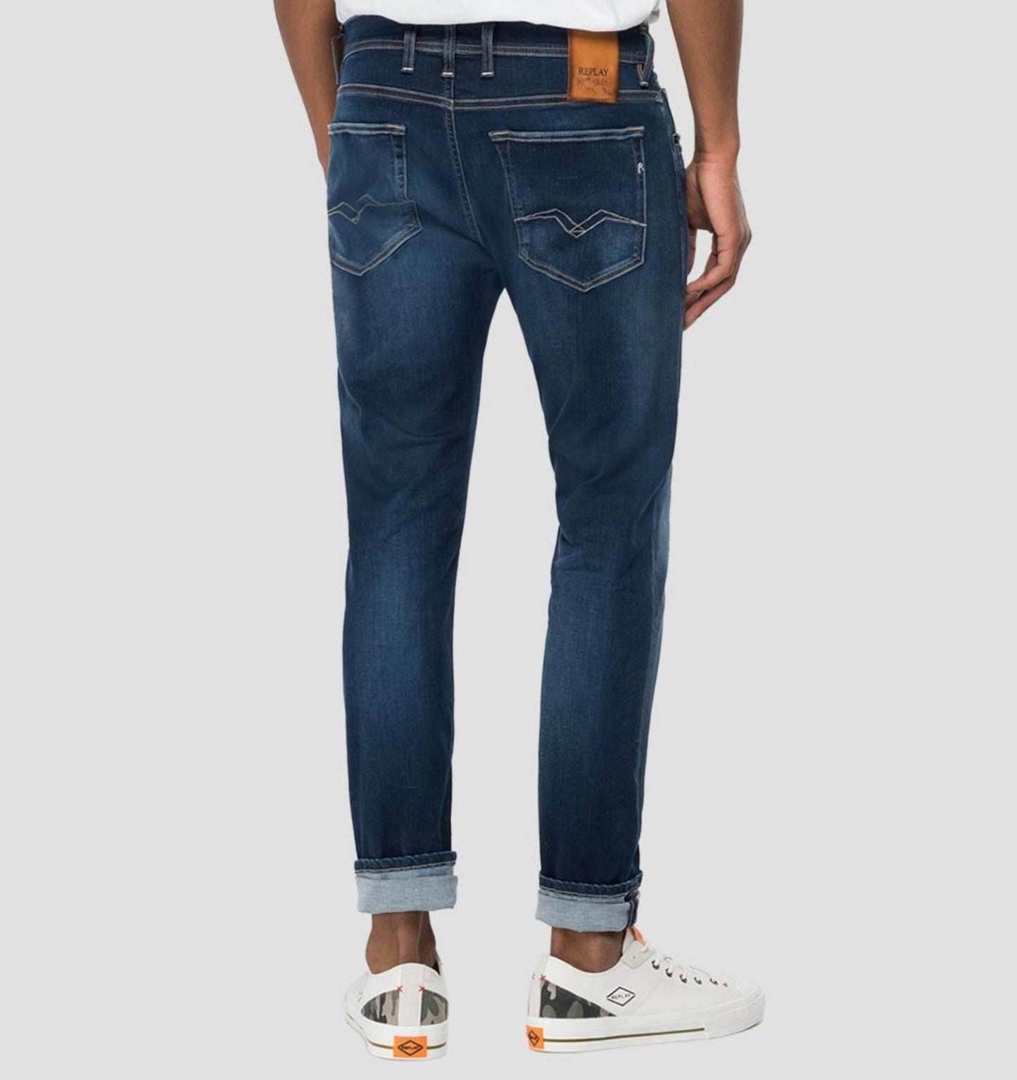Replay Skinny Fit Hyperflex X.L.I.T.E. Re - Used Jondrill Jeans - GLS Clothing