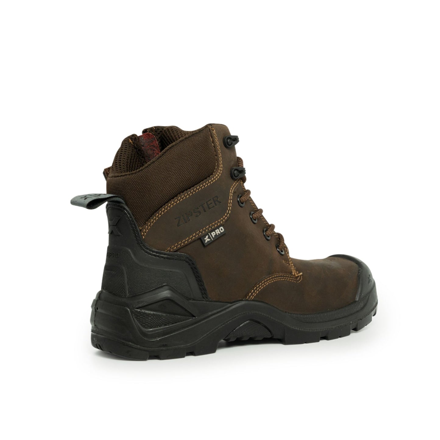 Xpert Pro Zipster S3L Safety Zip-Side Boot - Brown