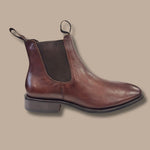 Harrison - Chelsea Boot  - Handmade - Cherry Brown