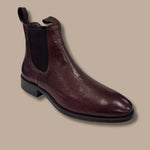 Harrison - Chelsea Boot  - Handmade - Cherry Brown