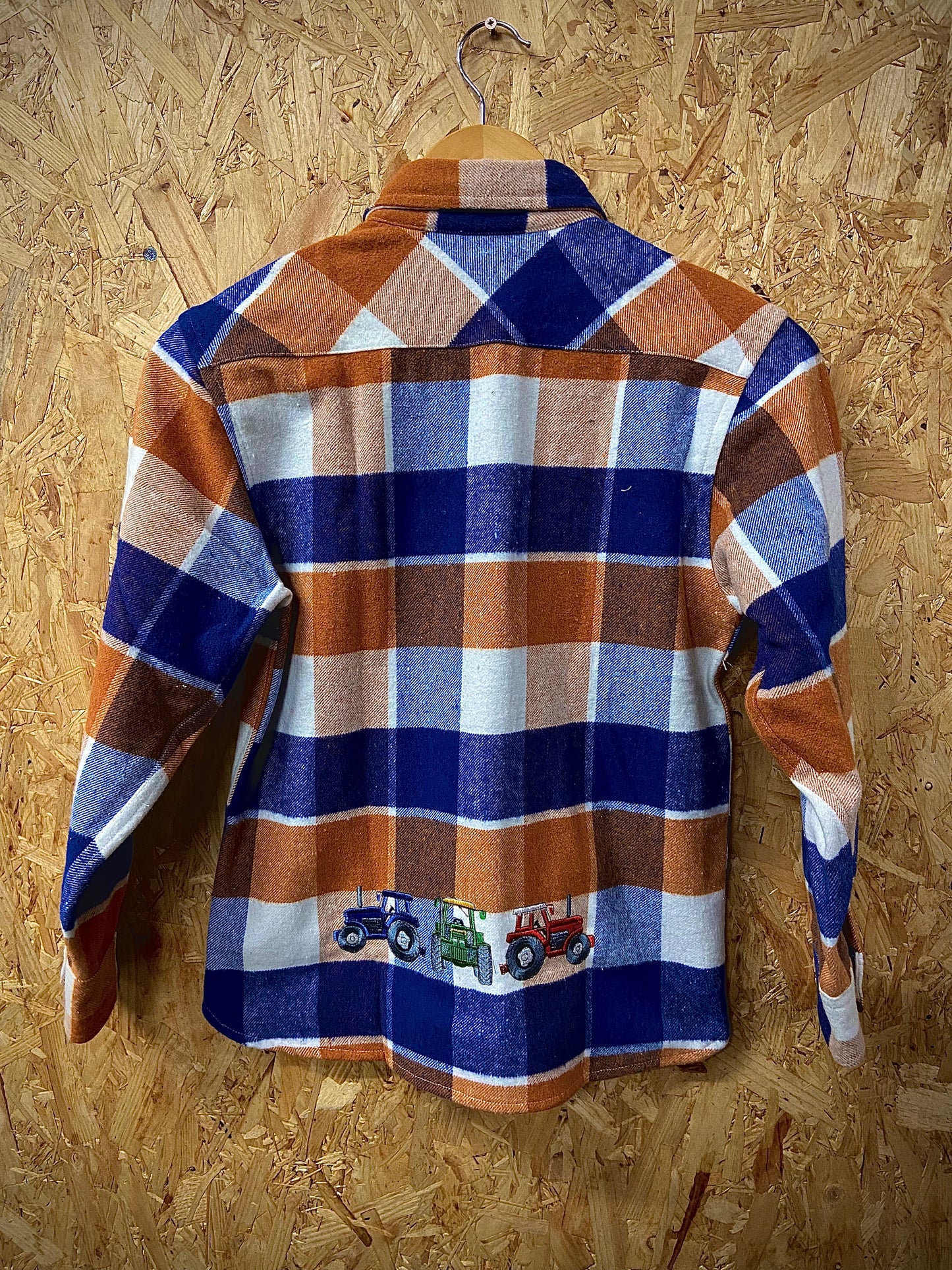 Kids Tractor Flannel Shirt