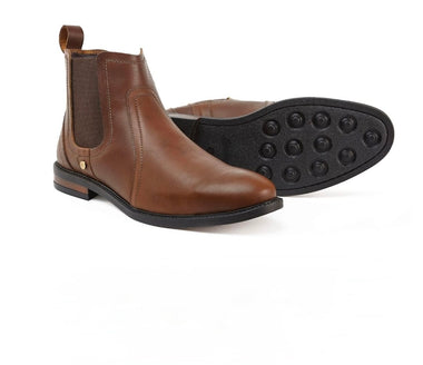 GLS BS – Classic Leather Chelsea Boots | Deep Brown Heritage Style