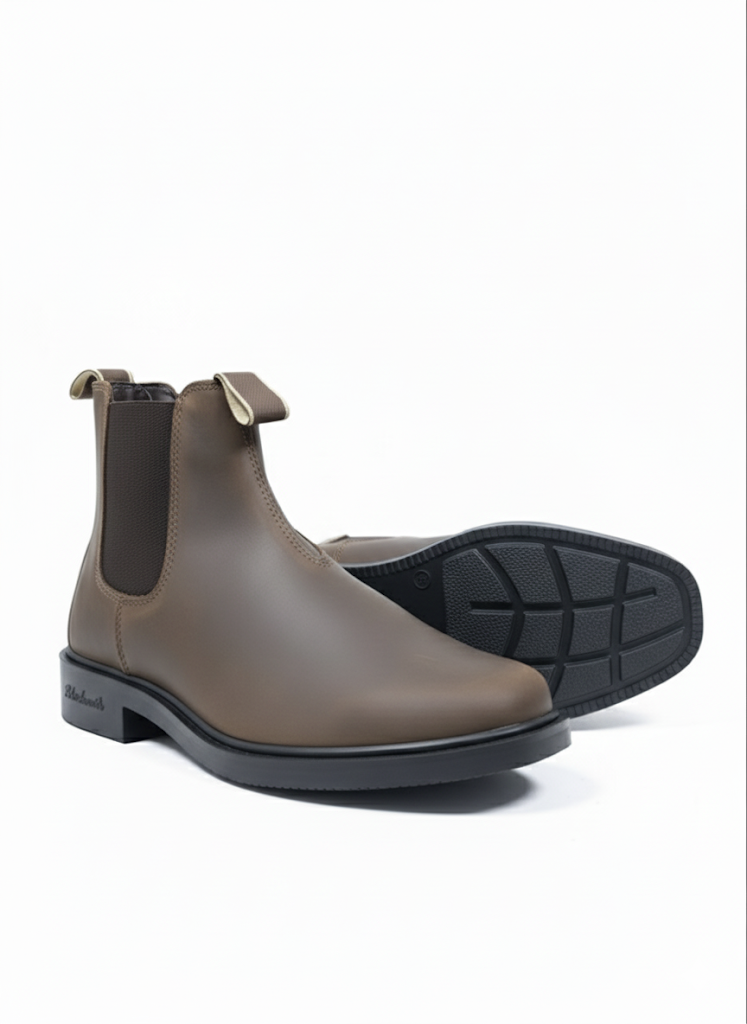 GLS - Men’s Brown Chelsea Boots – Durable Leather - ME-M012