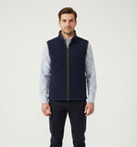 Men’s Fleece Gilet – Lightweight Zip-Up Bodywarmer | Navy Outdoor Layer