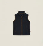 Kids Fleece Gilet – Navy Zip-Up Bodywarmer | Boys Outdoor Layer