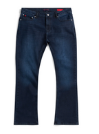 Mens Boot Bundle - Tan M009 - Straight Leg Jean (Dark Blue)