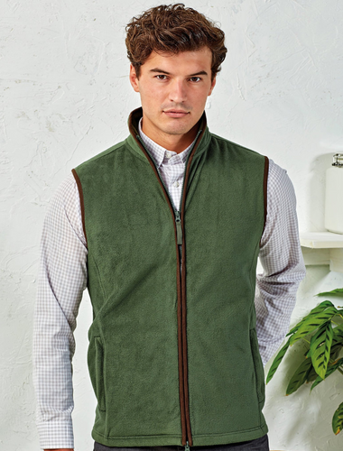 Men's Fleece Gillet (Forest green)