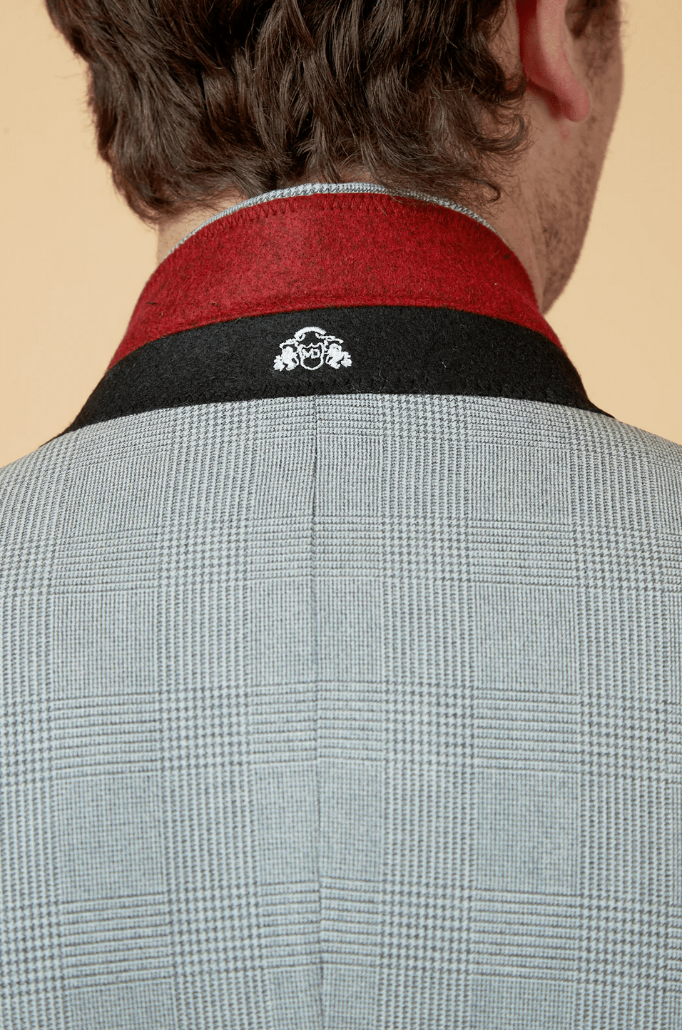 Bromley Check Blazer - Silver - GLS Clothing