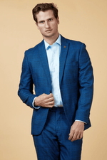 Jerry Check Blazer - Blue - GLS Clothing