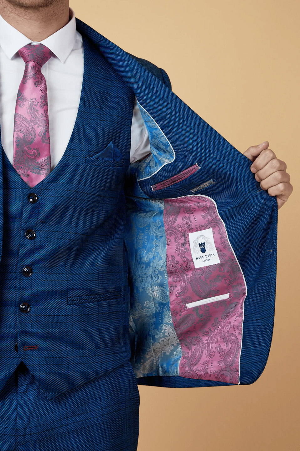 Jerry Check Blazer - Blue - GLS Clothing