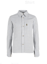 Kids - Blue Chequered/Plaid Shirt - GLS Clothing