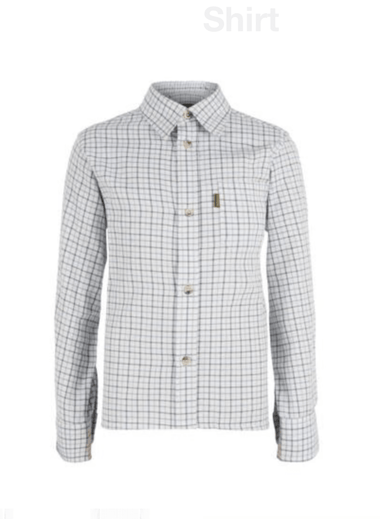 Kids - Blue Chequered/Plaid Shirt - GLS Clothing
