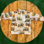 Kids - Soft Touch 1/2 zip Fleece - Green Tractor - GLS Clothing