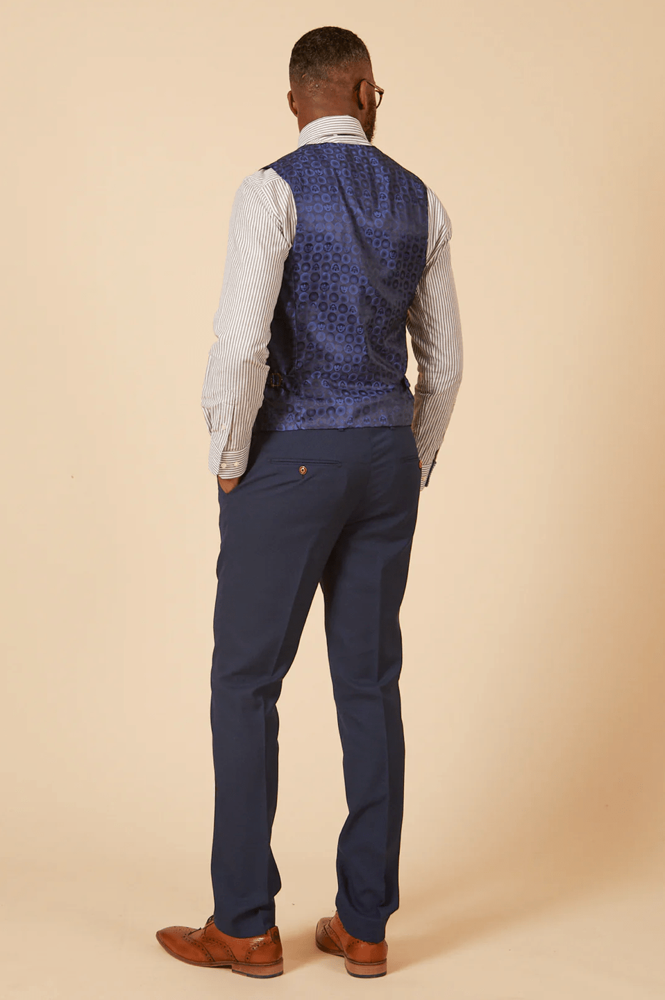 Max Single Breasted Waistcoat - Royal Blue - GLS Clothing