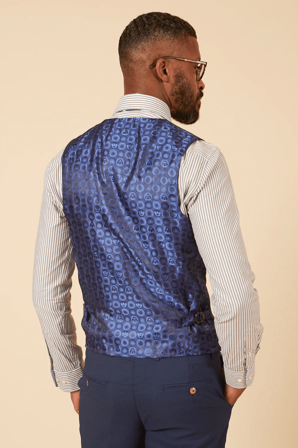 Max Single Breasted Waistcoat - Royal Blue - GLS Clothing