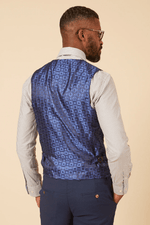 Max Single Breasted Waistcoat - Royal Blue - GLS Clothing
