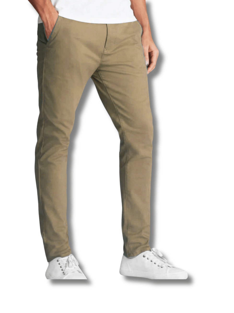 men's Textured Chino - Comfort/Stretch - Tan - GLS Clothing