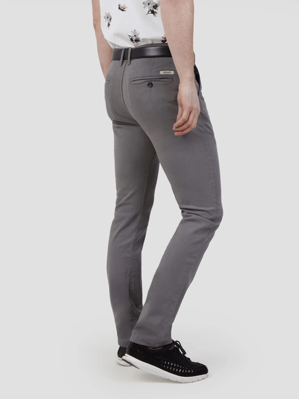 MishMash - Bromley Slim Fit Stretch Chino - Charcoal - GLS Clothing