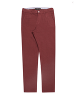 MishMash - Bromley Tapered Fit Stretch Chino - Burgundy - GLS Clothing
