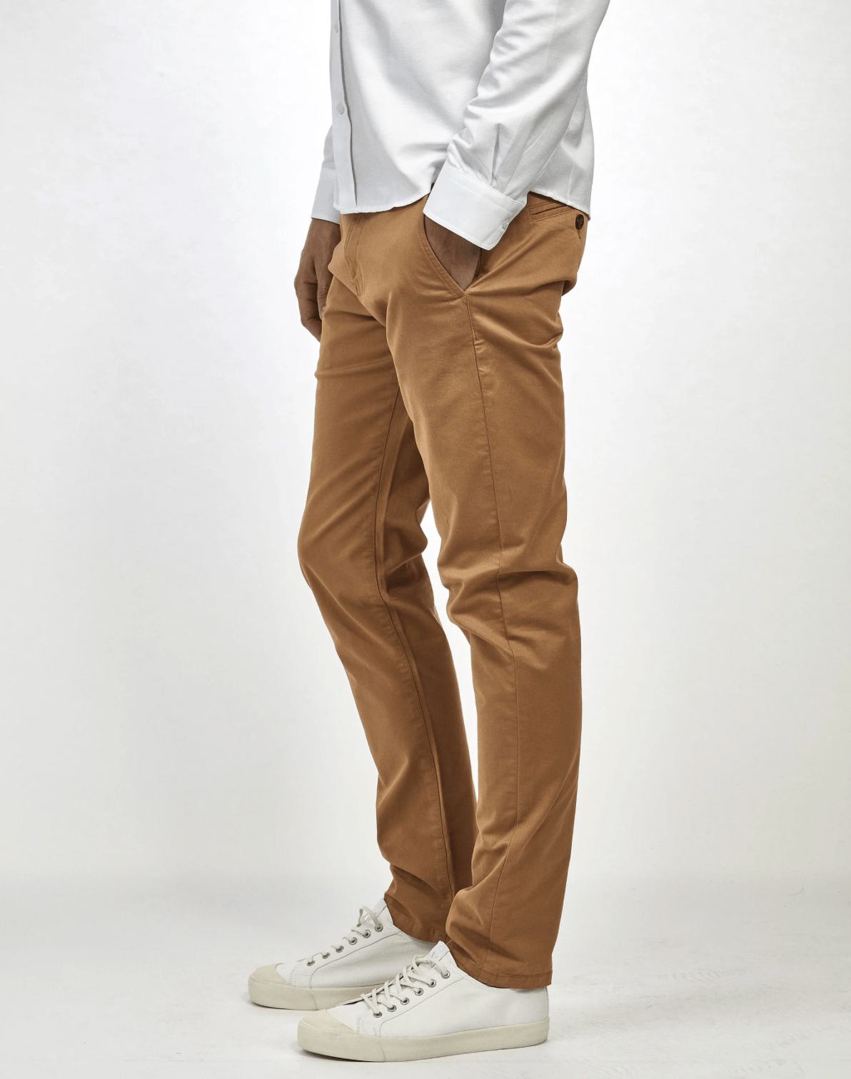 MishMash - Bromley Tapered Fit Stretch Chino - Tobacco - GLS Clothing