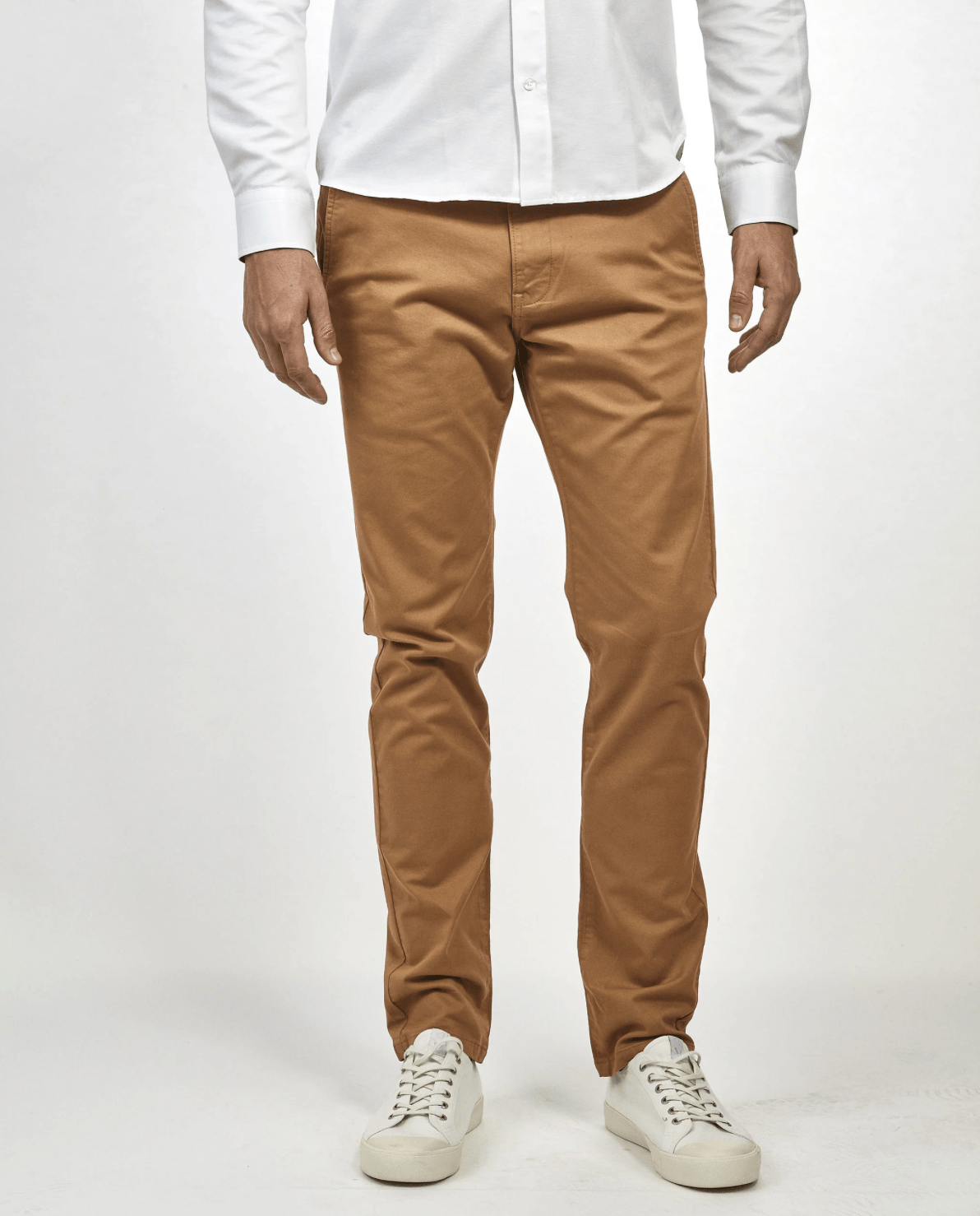 MishMash - Bromley Tapered Fit Stretch Chino - Tobacco - GLS Clothing