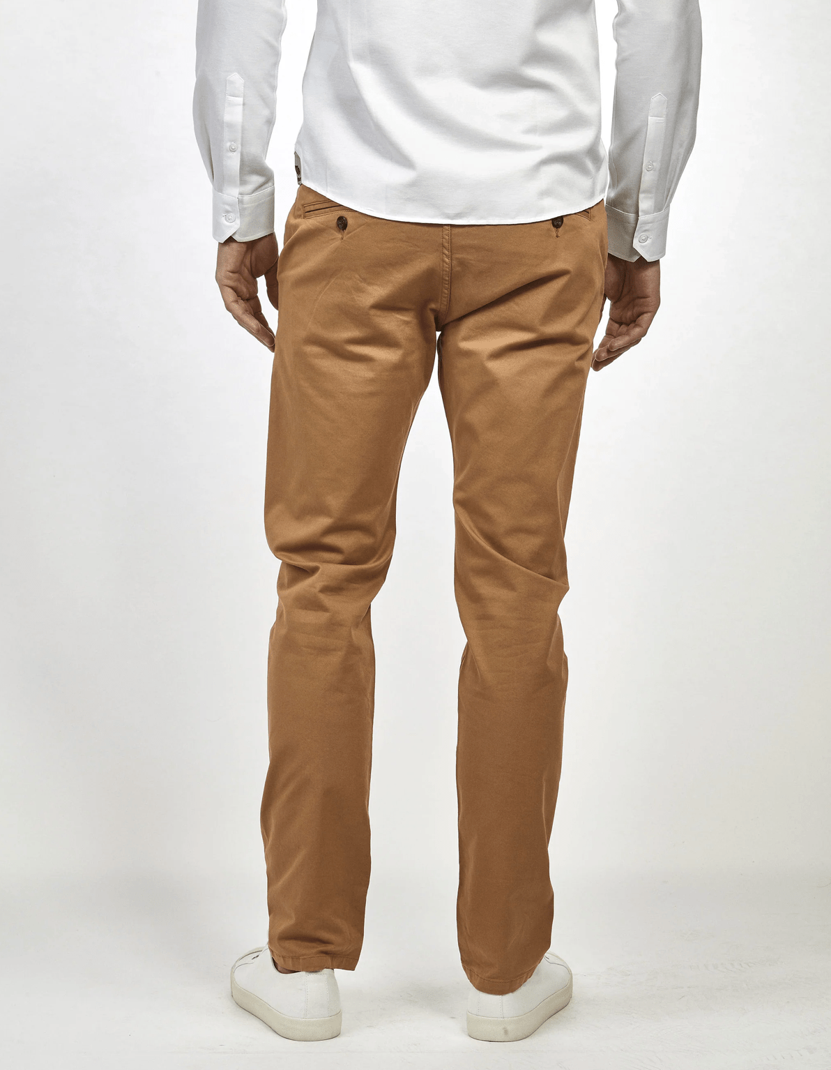 MishMash - Bromley Tapered Fit Stretch Chino - Tobacco - GLS Clothing
