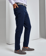Premier Regular Fit Stretch Chino - Navy - GLS Clothing