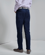 Premier Regular Fit Stretch Chino - Navy - GLS Clothing