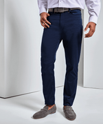 Premier Regular Fit Stretch Chino - Navy - GLS Clothing