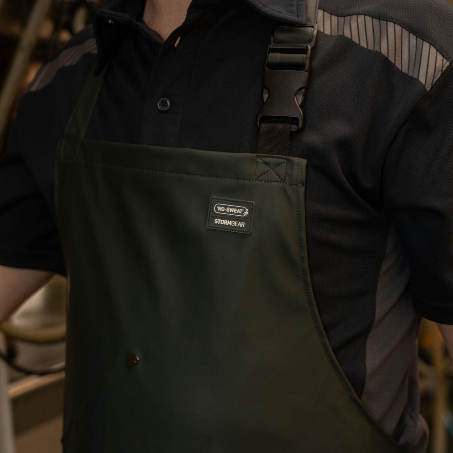 Swampmaster No - Sweat Stormgear Waterproof Dairy Apron - Green - GLS Clothing
