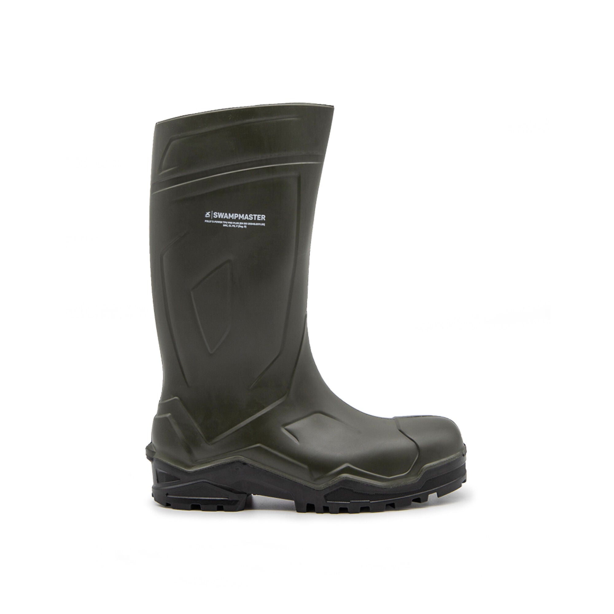 Swampmaster Pro Defender+ S5 Safety Wellington - Green - GLS Clothing