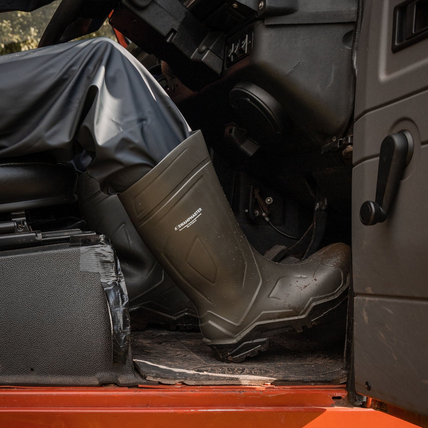 Swampmaster Pro Defender+ S5 Safety Wellington - Green - GLS Clothing