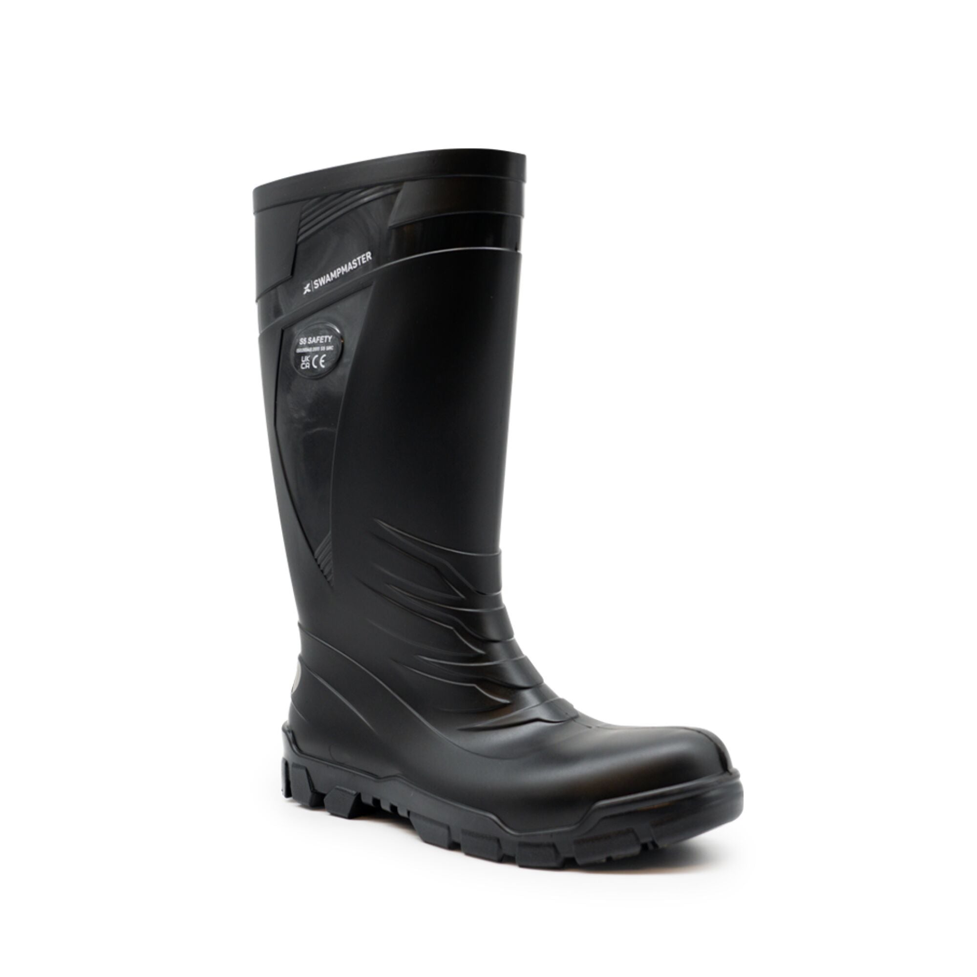 Swampmaster Titan S5 Safety PVC Wellington - Black - GLS Clothing