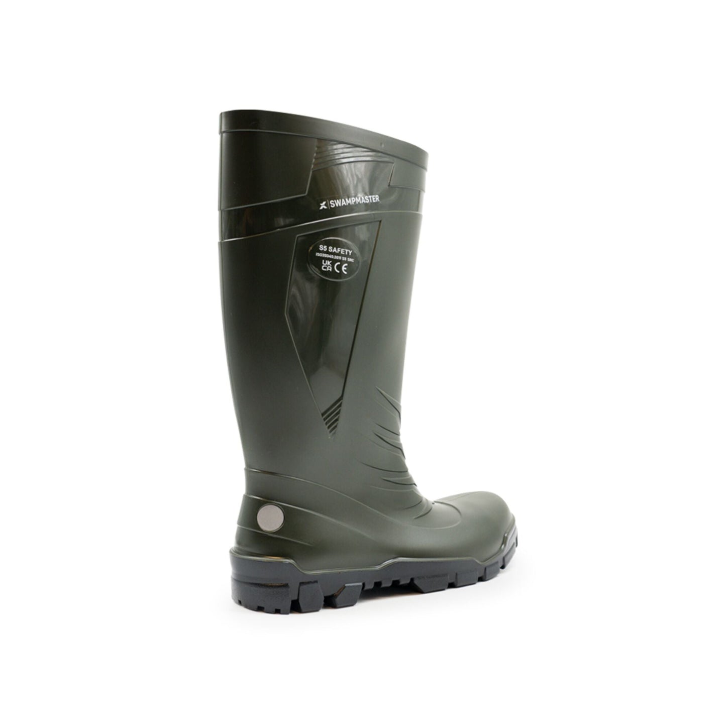 Swampmaster Titan S5 Safety PVC Wellington - Green - GLS Clothing