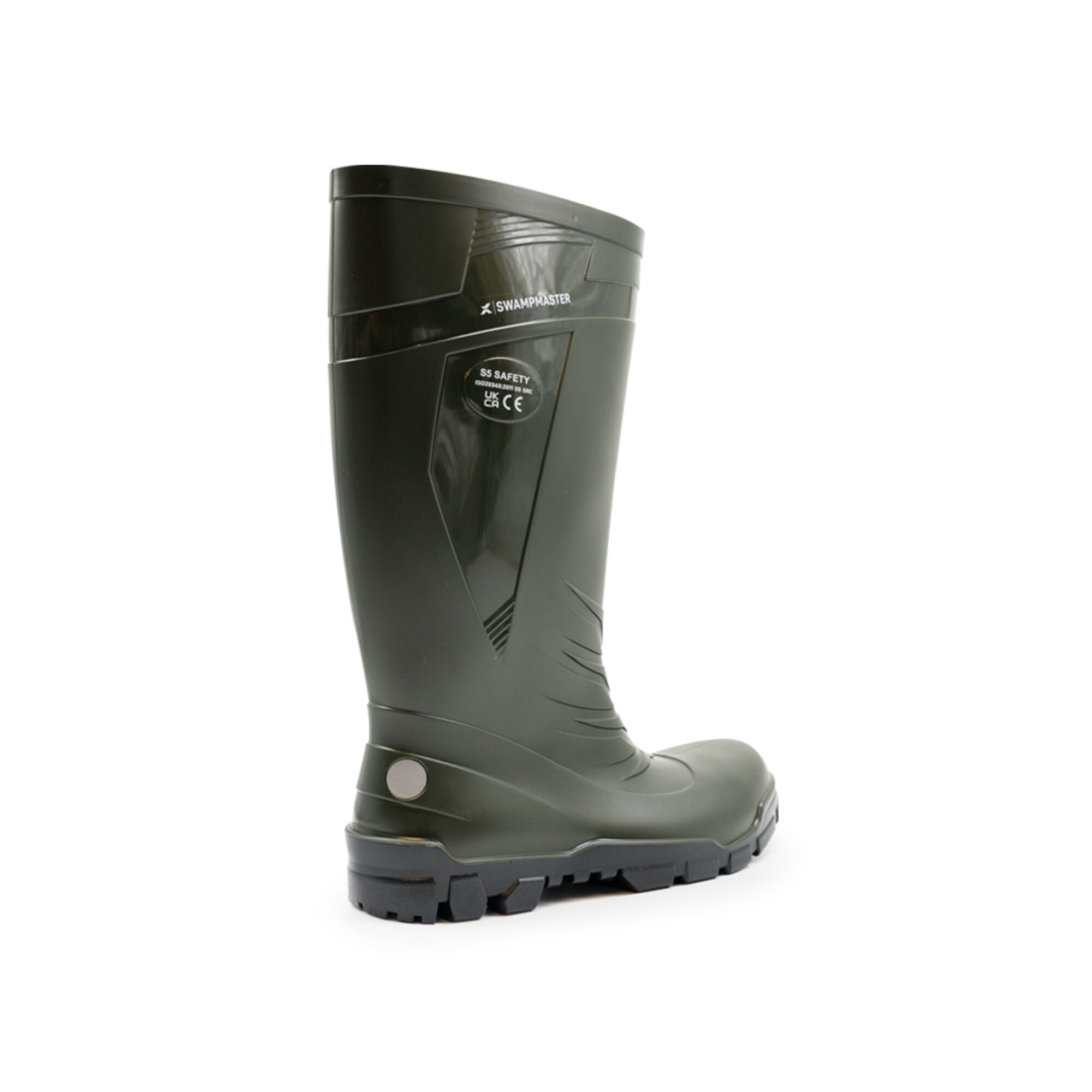 Swampmaster Titan S5 Safety PVC Wellington - Green - GLS Clothing