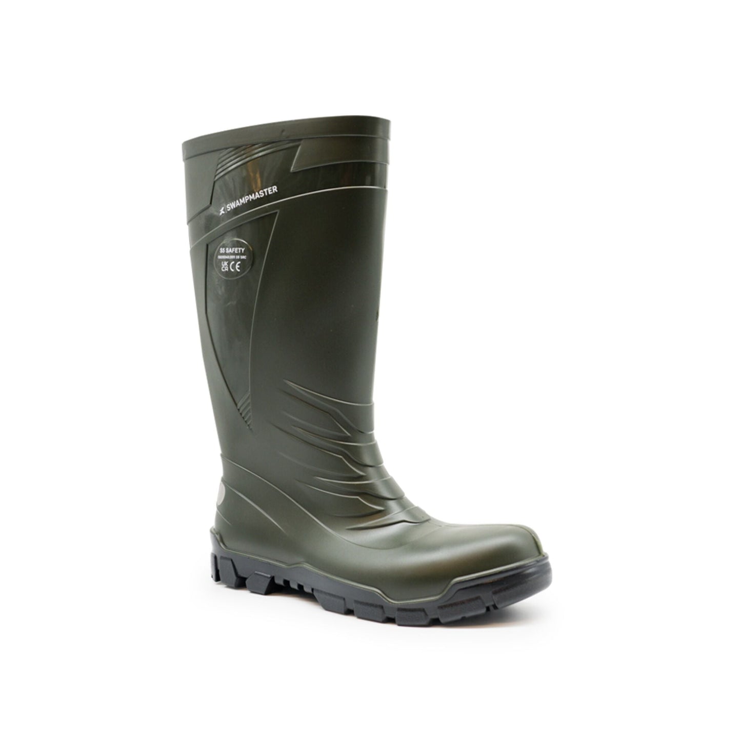 Swampmaster Titan S5 Safety PVC Wellington - Green - GLS Clothing