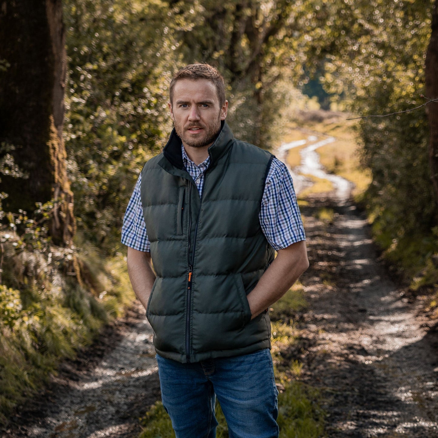 Xpert Core Padded Work Bodywarmer - Green - GLS Clothing