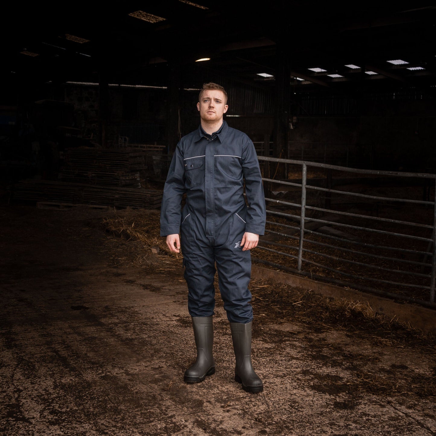 Xpert Core Zip - Front Coverall - Navy - GLS Clothing