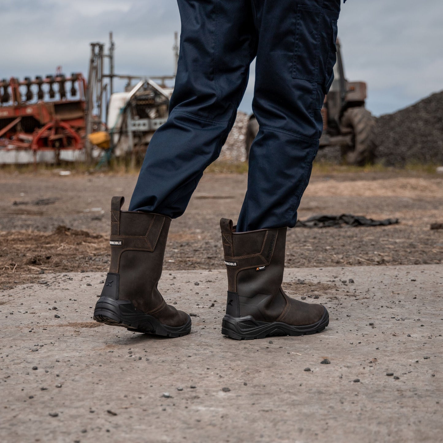 Xpert Invincible S3 Safety Waterproof Rigger Boot - Brown - GLS Clothing