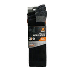 Xpert Pro Active Work Sock 3 Pack - Black - GLS Clothing