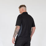 Xpert Pro Stretch Polo Shirt - Black/Grey - GLS Clothing
